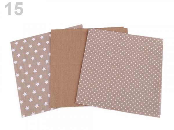 Sada látek na patchwork 40x40 cm