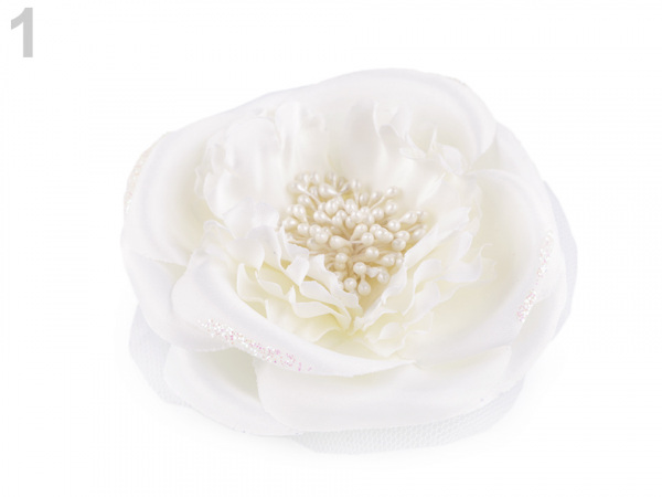 Brož / ozdoba růže Ø10,5 cm