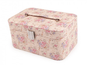 Šperkovnice s růžemi 11x14,5x22 cm