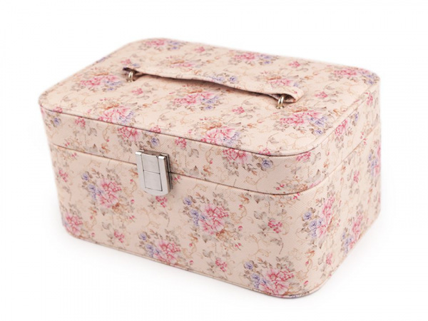 Šperkovnice s růžemi 11x14,5x22 cm