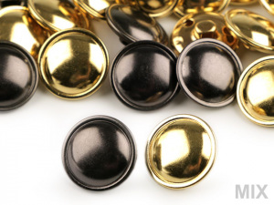 Kovový knoflík velikost 32" zlatá