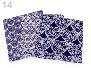 Sada látek na patchwork 40x40 cm