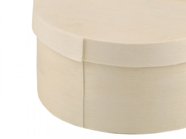 Dřevěná krabička kulatá k dozdobení