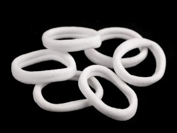 Gumičky do vlasů s jemným třpytem