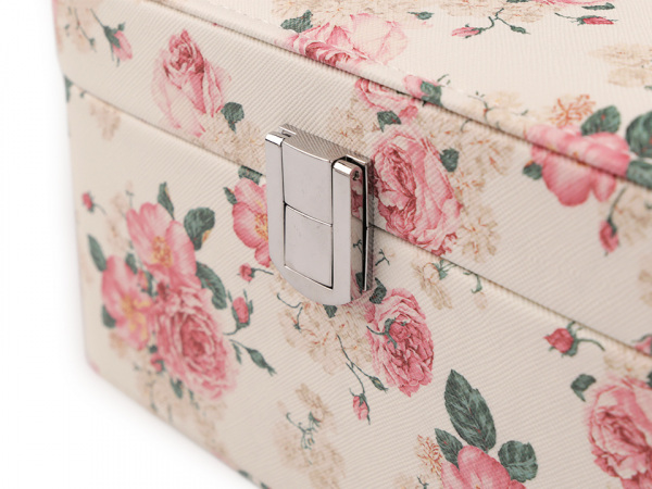 Šperkovnice s růžemi 11x14,5x22 cm