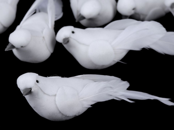 Dekorace ptáček / holubice malá