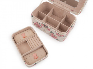 Šperkovnice s růžemi 11x14,5x22 cm