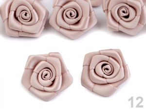 Saténová růže Ø20 mm