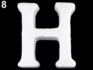 3D písmena abecedy polystyren