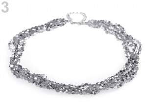 Náhrdelník z broušených korálků