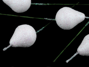 Vánoční dekorace hruška s glitry