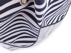 Letní / plážová taška s pruhy 41x52 cm