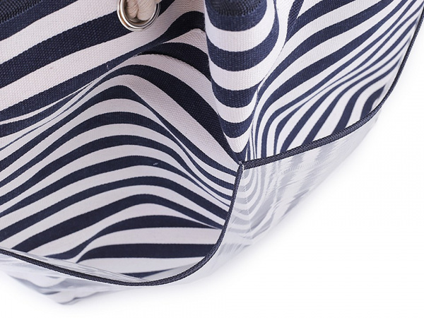 Letní / plážová taška s pruhy 41x52 cm