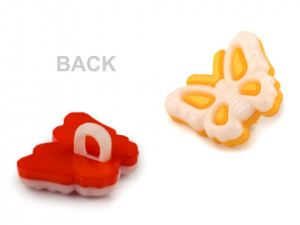 Knoflík dětský sova, žabka, kachnička, motýl, ryba