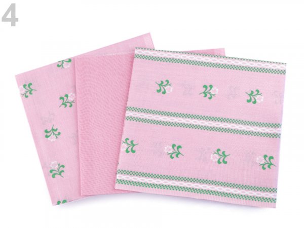 Sada látek na patchwork 40x40 cm