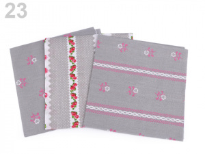 Sada látek na patchwork 40x40 cm