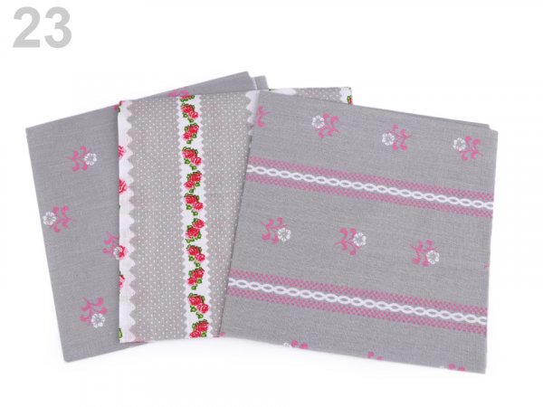 Sada látek na patchwork 40x40 cm