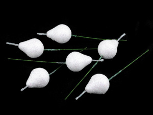 Vánoční dekorace hruška s glitry