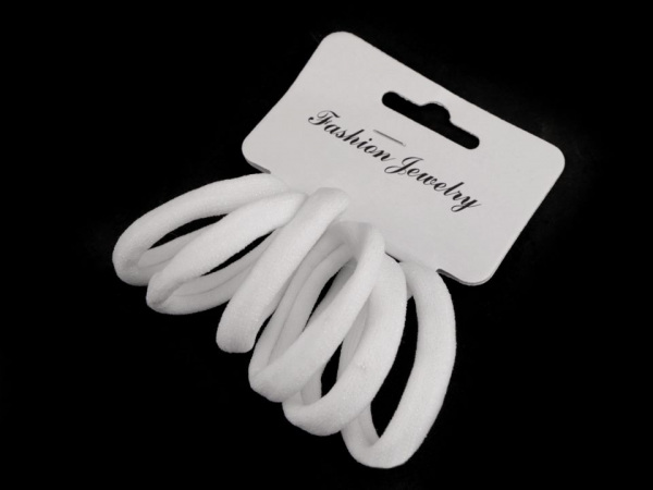 Gumičky do vlasů s jemným třpytem