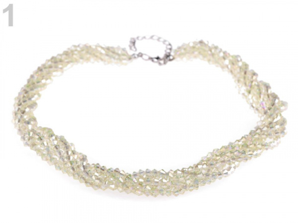 Náhrdelník z broušených korálků