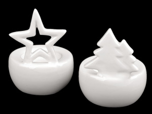 Vánoční svícen hvězda, stromeček