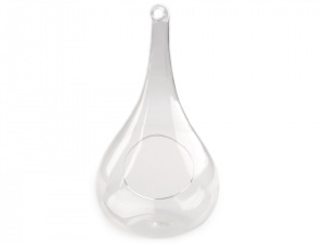 Skleněná kapka 9x18 cm aerárium