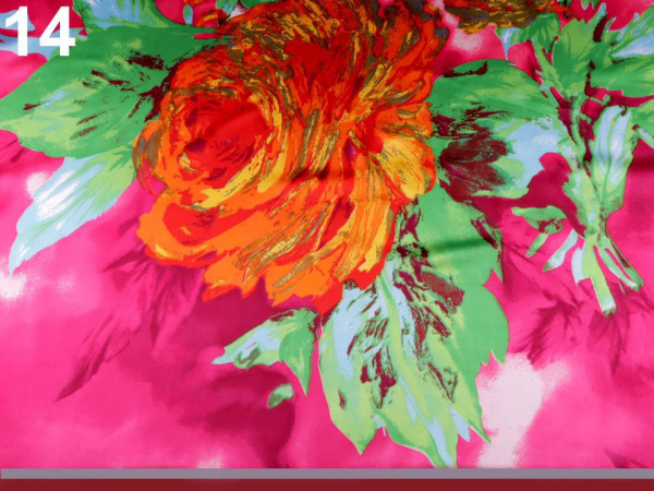 Velký saténový šátek 130x130 cm