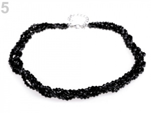 Náhrdelník z broušených korálků