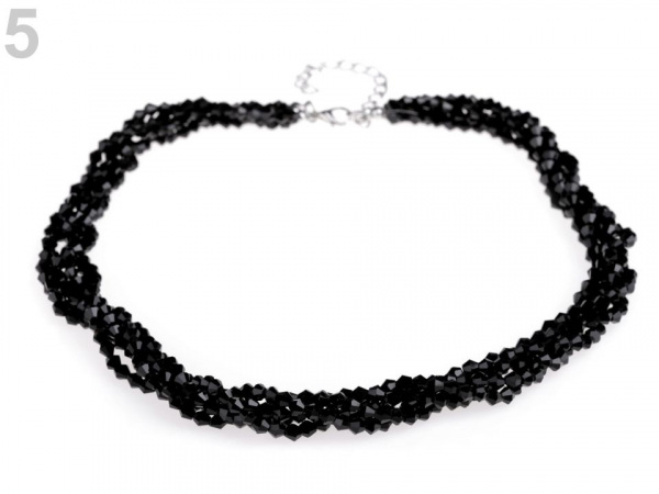 Náhrdelník z broušených korálků