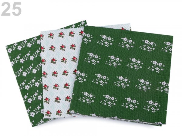 Sada látek na patchwork 40x40 cm