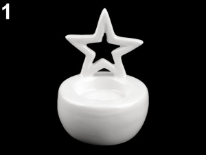 Vánoční svícen hvězda, stromeček