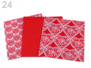 Sada látek na patchwork 40x40 cm