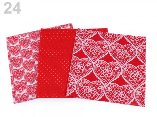 Sada látek na patchwork 40x40 cm