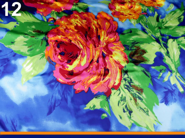 Velký saténový šátek 130x130 cm