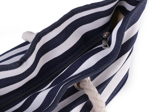 Letní / plážová taška s pruhy 41x52 cm