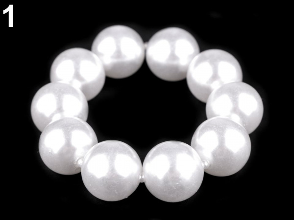 Perlový náramek retro