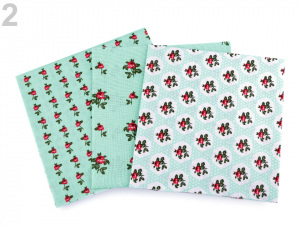 Sada látek na patchwork 40x40 cm