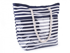 Letní / plážová taška s pruhy 41x52 cm