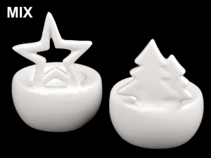 Vánoční svícen hvězda, stromeček