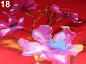 Velký saténový šátek 130x130 cm