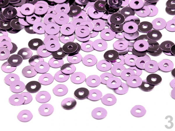 Flitry hladké s větším průvlekem Ø6 mm