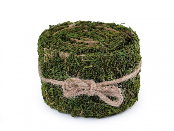 Dekorační mech šíře 5 cm délka 2 m