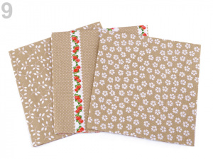 Sada látek na patchwork 40x40 cm