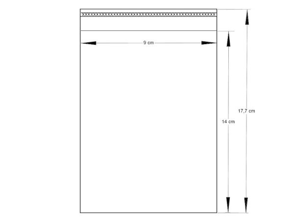 Bublinkové sáčky s lepicí lištou 9x14 cm