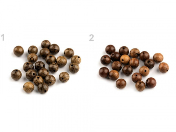 Dřevěné korálky Ø8 mm