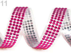 Samolepicí páska šíře 13 mm perly a kamínky