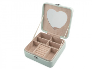 Šperkovnice s 3D ptáčkem 7x18x18 cm