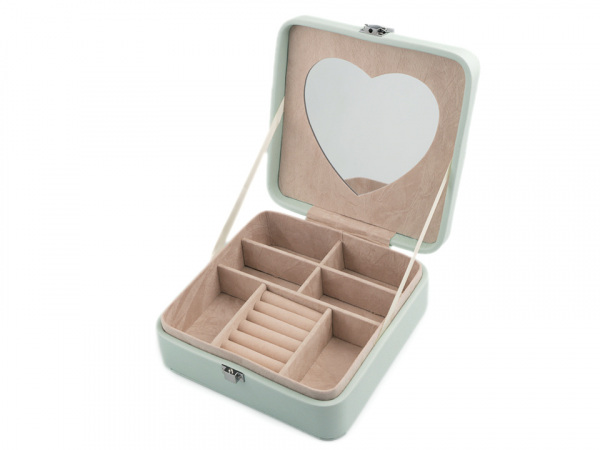 Šperkovnice s 3D ptáčkem 7x18x18 cm