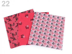 Sada látek na patchwork 40x40 cm