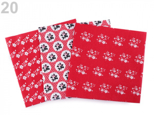 Sada látek na patchwork 40x40 cm